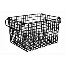 Cos metalic bufet GN 1/2 31,5x25,5xh16cm, negru, RAKI