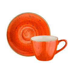 Ceasca si farfurioara din portelan BONNA TERRACOTA 70ml (ATC RIT 02KFT)