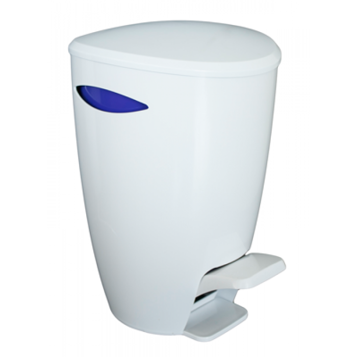 Cos baie cu pedala 5 l alb/mov MN0137125