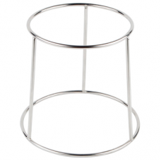 Stand inox pentru platouri expunere bufet RAKI, D18,7/D24xh19cm