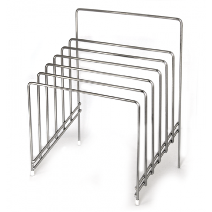 Suport patrat inox pentru tocatoare bucatarie RAKI 29x21x37cm