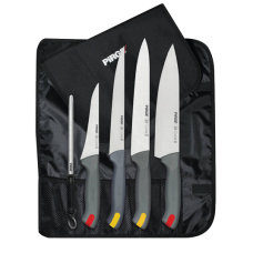 Set 6 piese, 4 cutite profesionale, masat ascutit cutite si husa PIRGE GASTRO