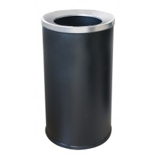 RAKI ICIKALA Cos gunoi metalic cu galeata 35xh73cm negru