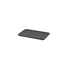 Tava din melamina RAKI, GN 1/4 26,5x16cm culoare neagra