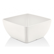 Bol patrat melamina RAKI VOLMA, 25x25xh12cm, pentru salata, alb