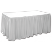 Fusta de masa dreptunghiulara CULINARO 180x76xH74cm catering, evenimente, alba, L 514cm 