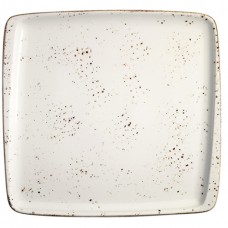 Farfurie patrata din portelan BONNA GRAIN 22x20cm (GRA MOV 28KR)