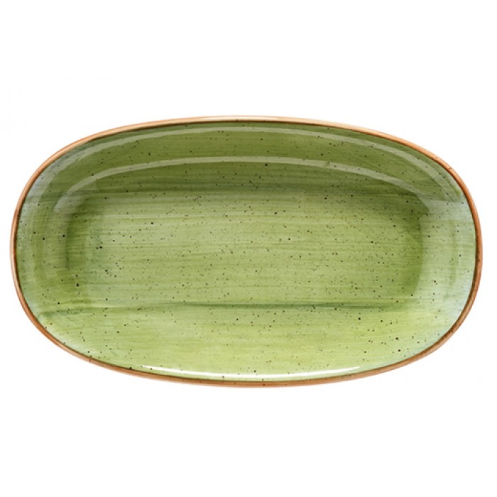 Farfurie ovala din portelan BONNA THERAPHY 19x11cm (ATH GRM 19OKY)
