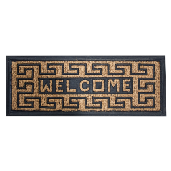 Covoras intrare RAKI cauciuc si fibra nuca de cocos 65x25cm