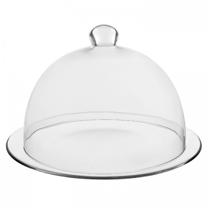 Set farfurie cu capac din sticla temperata VIDIVI BANQUET 33xh21cm