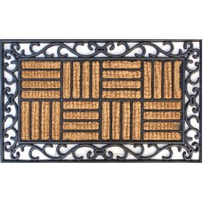 Stergator intrare RAKI cauciuc si fibra nuca de cocos 72x42cm