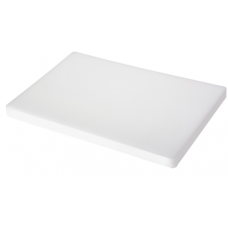 Tocator macelarie profesional RAKI 60x40x4cm transare carne polietilena HDPE, alb