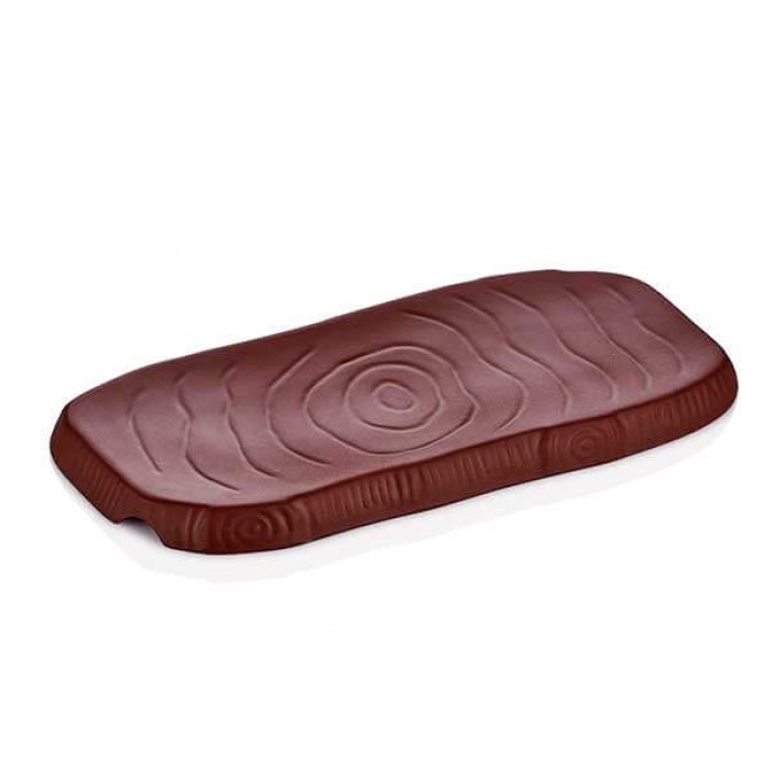 Platou servire RAKI TERRA GONDOLA, 35x17,9cm, melamina, maro