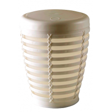 Cos baie RAKI PALM cu capac batant 7,5l 23,5x30cm bej