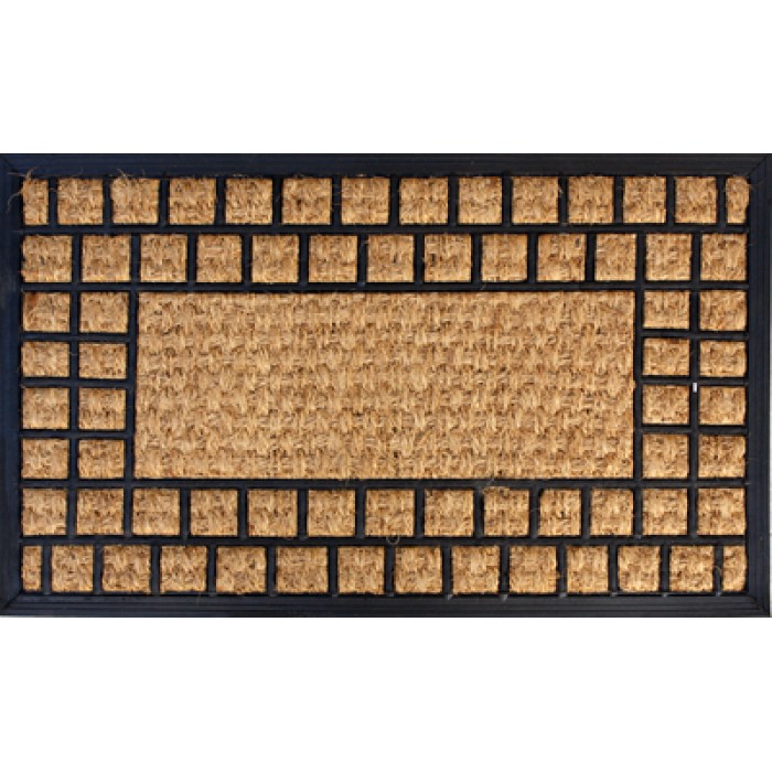 Covor intrare RAKI cauciuc si fibra de cocos 60x40cm