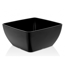 Bol patrat melamina RAKI VOLMA, 25x25xh12cm, pentru salata, negru