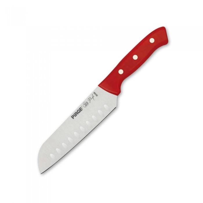 Cutit Santoku profesional, otel inoxidabil PIRGE PROFI 17cm