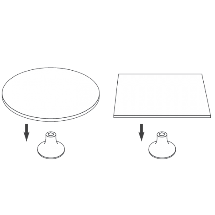 Suport platouri bufet RAKI, 15xh9,5cm