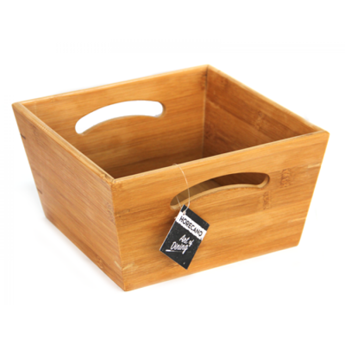 Cutie patrata bambus RAKI 20x20xh12cm