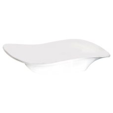 Bol melamina oval, RAKI SHATK, 80x80x20,7cm, prezentare bufet, alb
