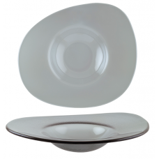 Farfurie paste BONNA VAGO GLASS, 22x26cm, din sticla (GLVAO 26KS)