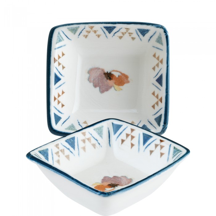 Bol portelan patrat BONNA SPRING 8x8,5cm