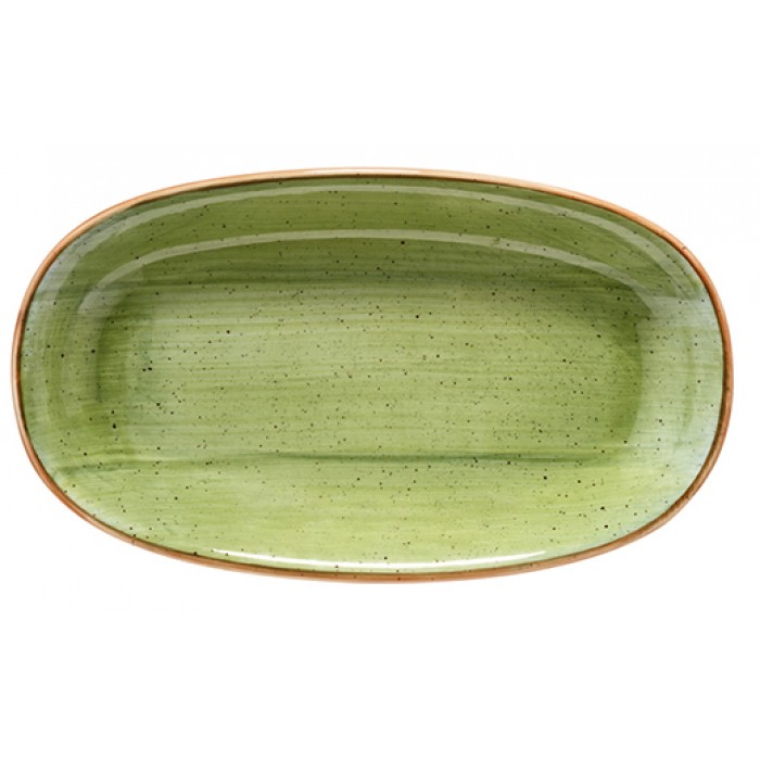 Farfurie ovala din portelan BONNA THERAPHY 34x19cm (ATH GRM 34OKY)