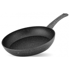 Tigaie HASCEVHER GRANITE ROSY 26xh5cm, strat antiaderent, culoare negru