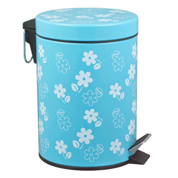 Cos gunoi cu pedala 5L albastru MN018586