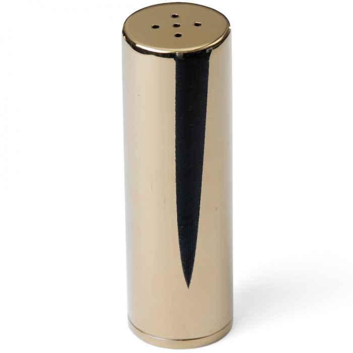 Solnita rotunda din inox CULINARO 4xh12,5cm aurie