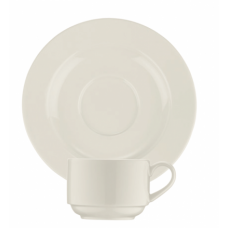 Ceasca si farfurioara BONNA BANQUET din portelan 80ml (BNC 02KFT)