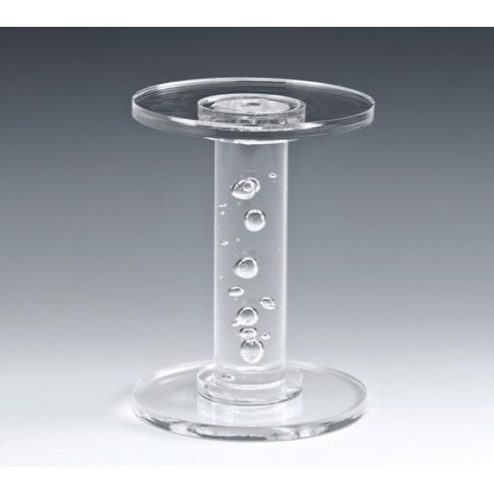 Suport acrilic pentru platouri RAKI, D13xh18cm, transparent