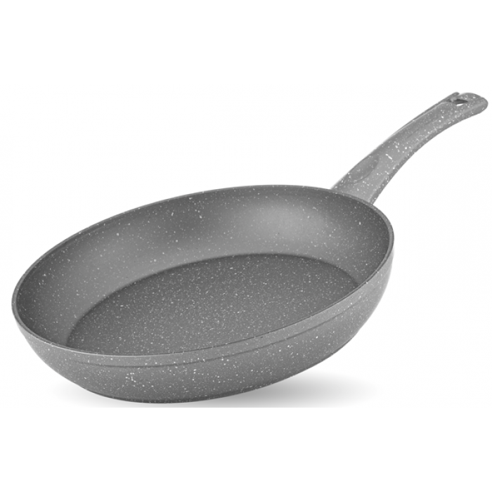 Tigaie HASCEVHER GRANITE ROSY 26xh5cm, strat antiaderent, culoare gri