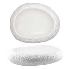 CULINARO WHITE NEST Platou Cuib 28cm din portelan