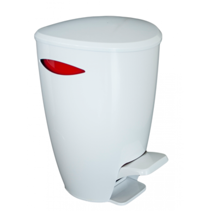 Cos baie cu pedala 5 l alb x rosu MN0137122