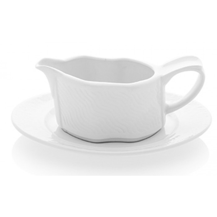 GURAL PANAMA Sosiera cu farfurioara din portelan 350ml (PAN 350 SO+ PAN 21 SA)