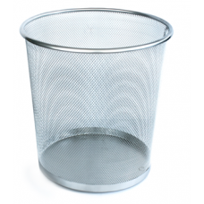 Cos de gunoi RAKI din plasa metalica 26xh27cm gri