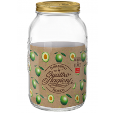 Borcan cu capac BORMIOLI QUATTRO STAGIONI 3910ml (3.57765)