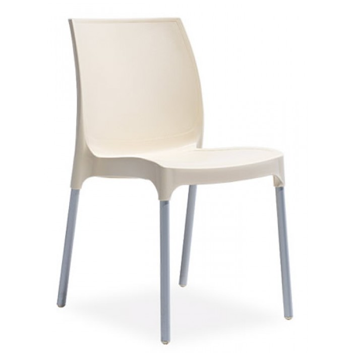 Set 4 scaune de exterior CULINARO SUNNY culoare crem D58xH82xW42xSH45cm 