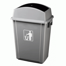 Cos ICIKALA PROFI pentru gunoi cu capac batant 40L 41x28x60cm culoare gri MN0114154