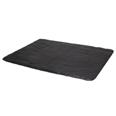 Platou dreptunghiular melamina, GN 1/2 32x26cm, CULINARO, aspect ardezie neagra