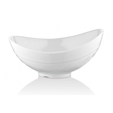 Bol melamina bufet RAKI ELLIPSE, 36x28xh17cm, alb
