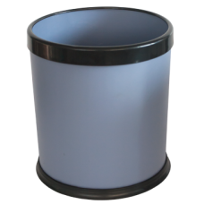 Cos gunoi hotelier RAKI cu inel de prindere sac menajer 24cm gri MN011499