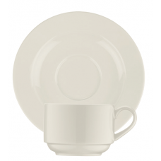 Ceasca si farfurioara BONNA BANQUET din portelan 180ml (BNC 02CFT)