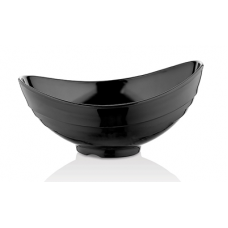 Bol melamina bufet, RAKI ELLIPSE 36x28xh17cm, negru