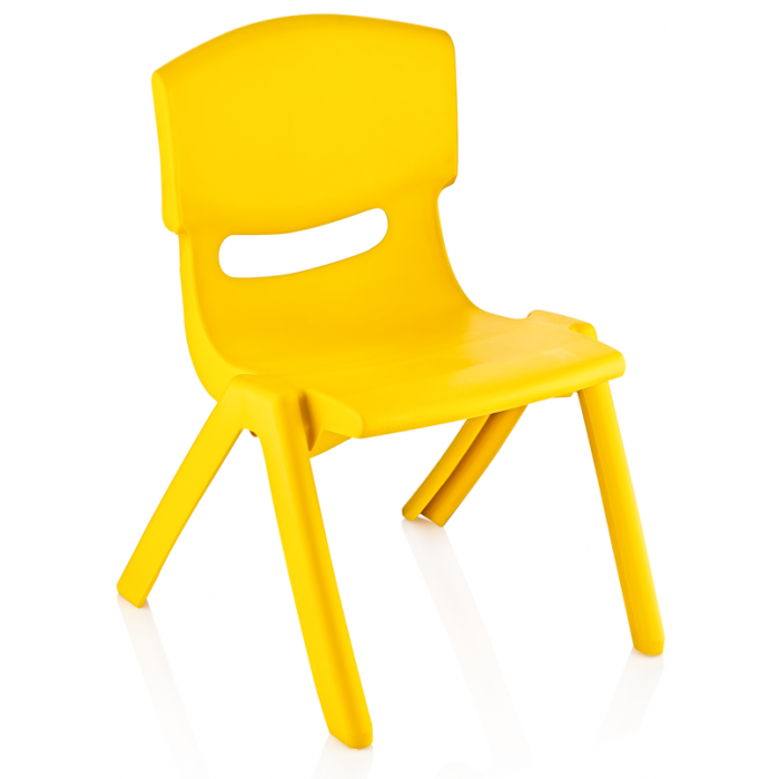 Scaun copii RAKI KIDS 35x40xh58cm, galben