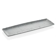 Platou din melamina, aspect ardezie gri, RAKI, GN 2/4 53x16,2cm