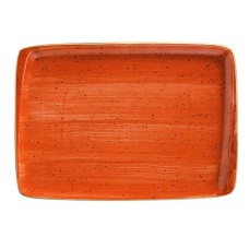 Platou dreptunghiular BONNA TERRACOTA din portelan 23x16cm (ATC MOV 26DT)