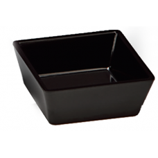 Bol melamina patrat RAKI, 9x9xh3,5cm, negru
