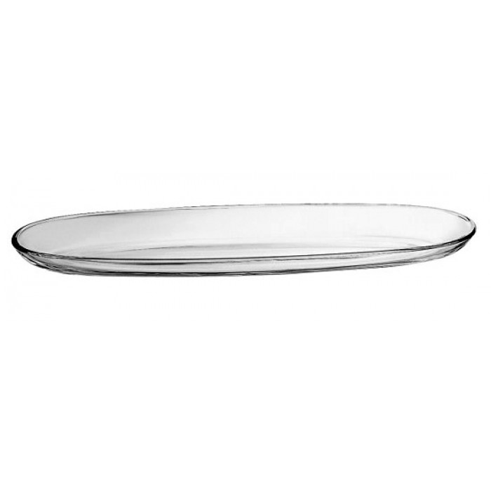 Platou oval din sticla temperata VIDIVI FENICE 30x9,5cm